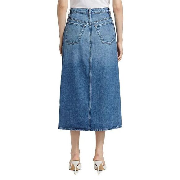 Frame New Without tags denim Midaxi  Jean Skirt in Del Amo Size 30 - Picture 3 of 6